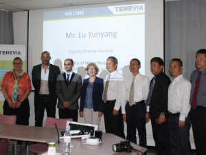 Le Ministère de l'eau chinois en quête de technologies européennes rencontre tenevia