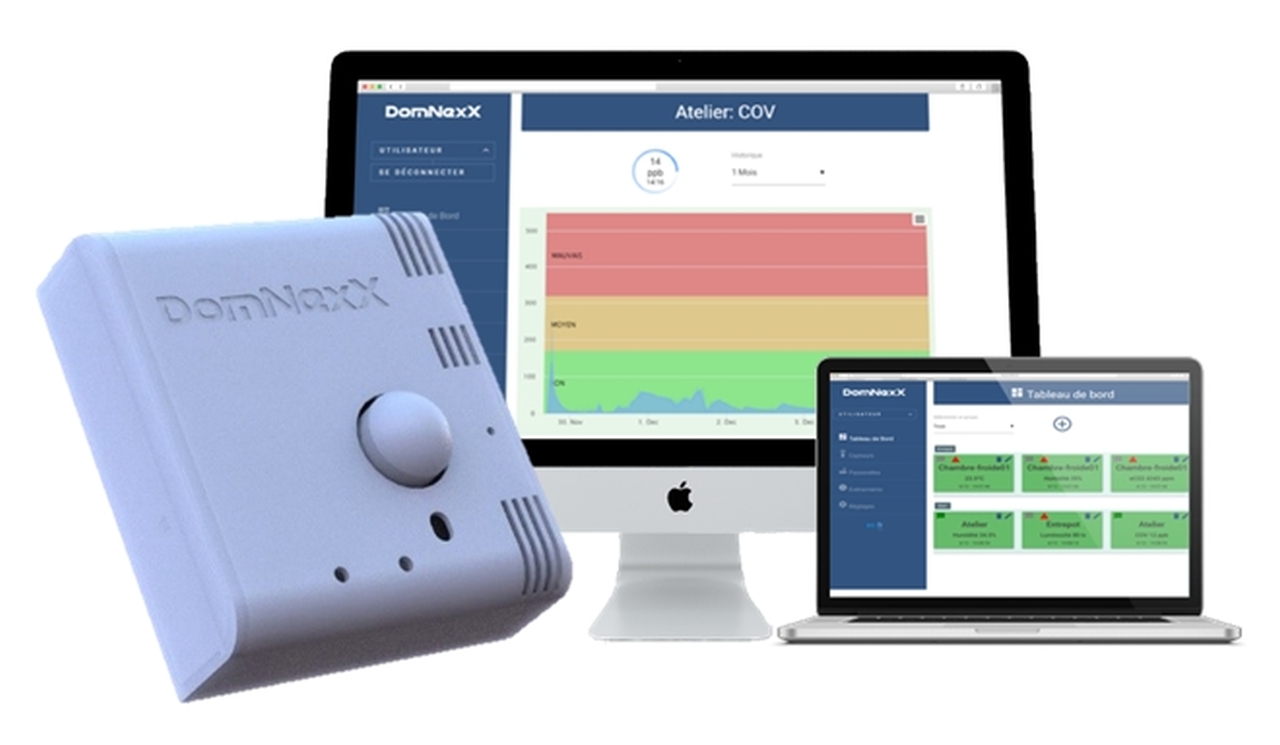 Domnexx entre dans le giron du groupe lyonnais Aldes qui se renforce ainsi par dans la surveillance et le suivi à distance de la qualité de l'air intérieur des bâtiments