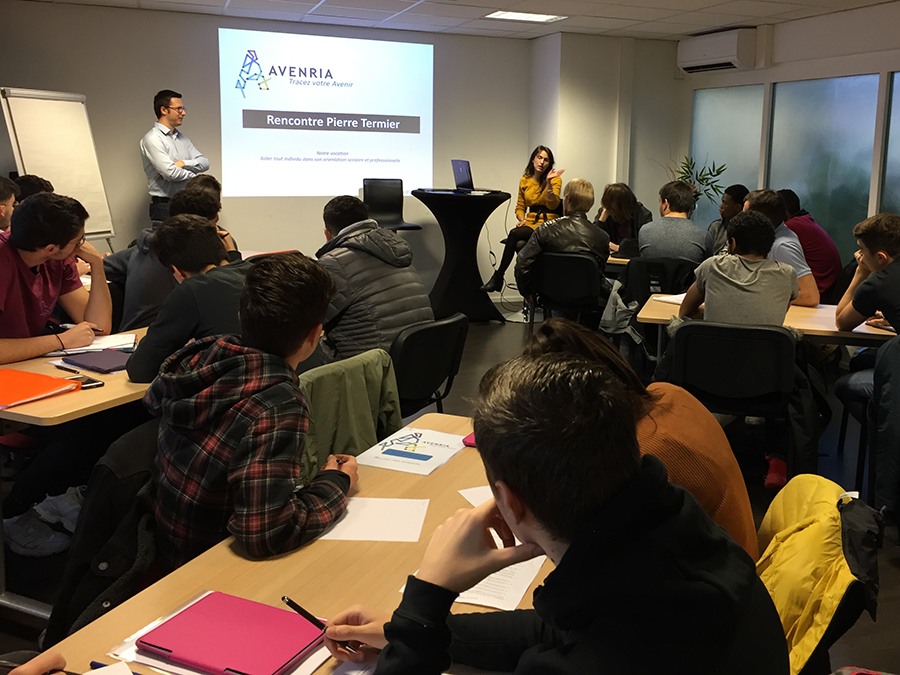 Sensibilisation à la culture entrepreneuriale : rencontre entre Avenria et le Lycée Pierre Termier