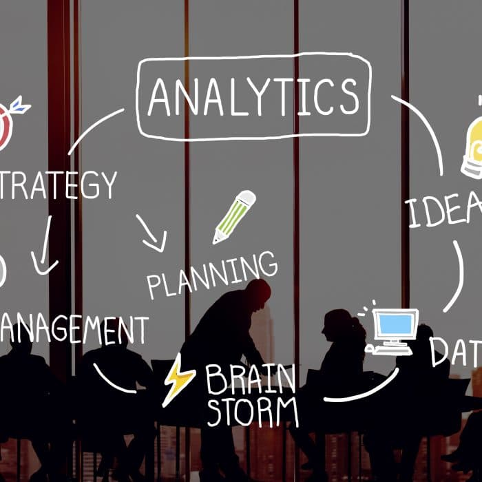 Analytics Comparison Information Networking Concept