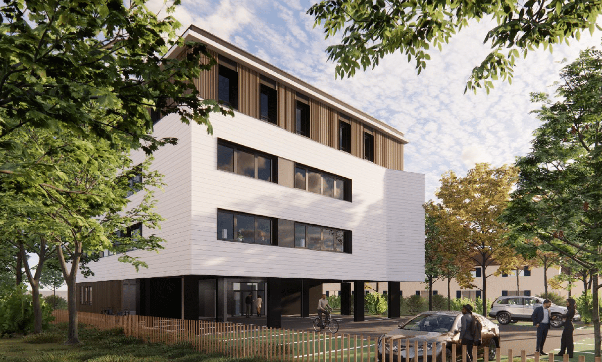 Gilles Charignon architecte passe le relais de son cabinet à ses collaborateurs et lance son dernier programme mixte labos / bureaux sur inovallée : le bâtiment Creapole